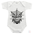 Halloween Body Neonati Ragnatela - Con Nome