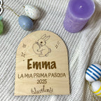 Targa In Legno Personalizzata La Mia Prima Pasqua