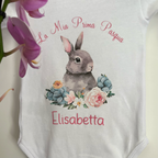 Baby Body La Mia Prima Pasqua - Personalizzabile Con Nome