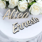 Segnaposto Nome in Legno per Matrimonio, Battesimo, Comunione, Baby Shower, Natale, Eventi Aziendali