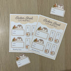 Set 12 Etichette Adesive Scuola - Sticker Sheets Back To School