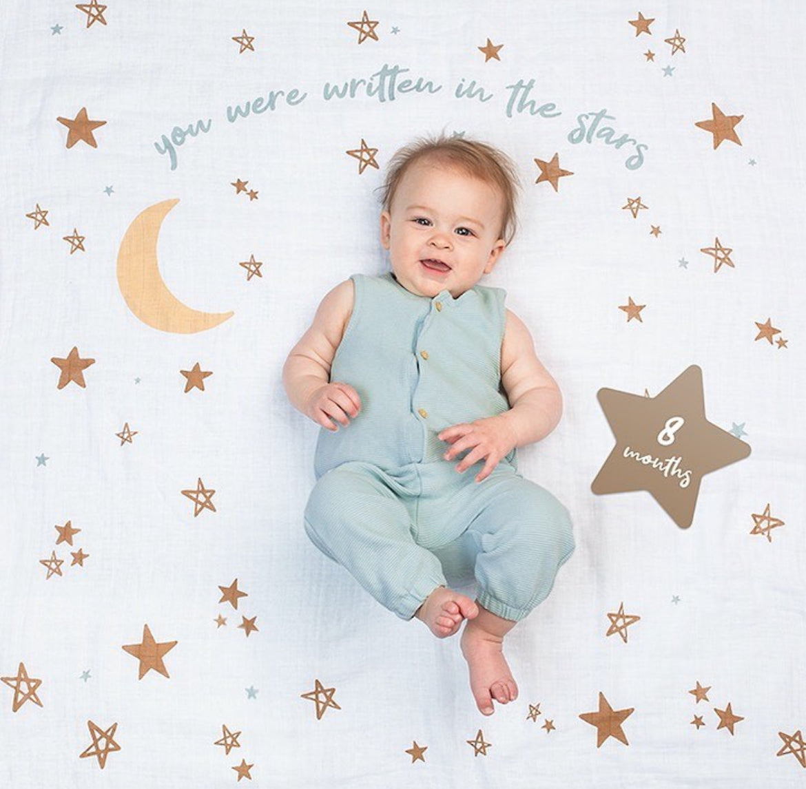 Coperta Complimese Neonato Written in the Stars - Personalizzabile