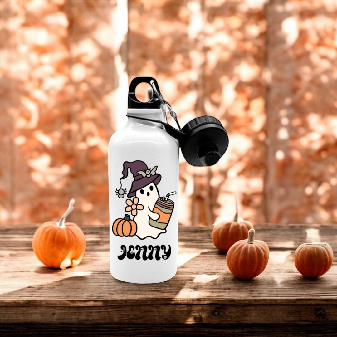 Borraccia Halloween Personalizzata, Doppio Tappo - 500ml