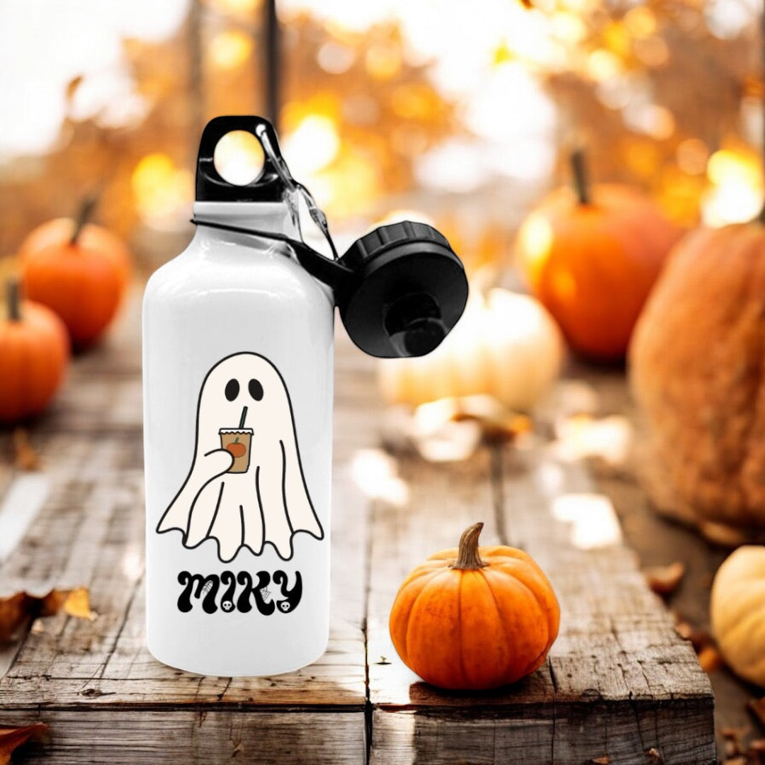 Borraccia Halloween Personalizzata, Doppio Tappo - 500ml