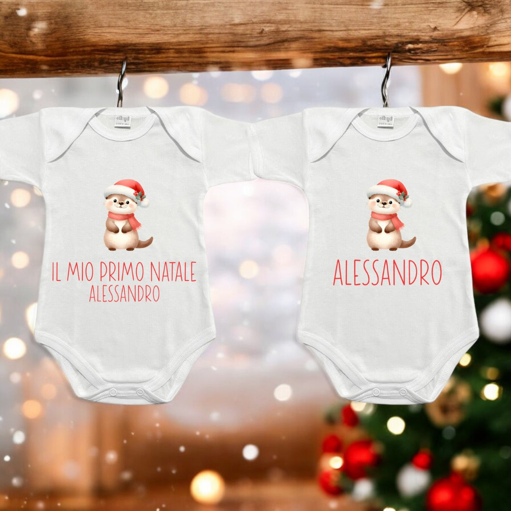 Body Neonato Di Natale Personalizzato - Scegli Il Disegno