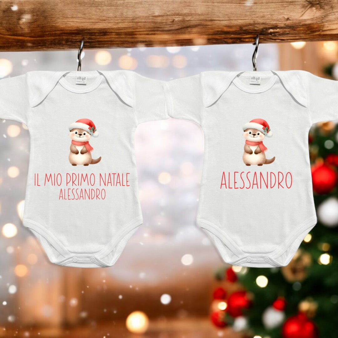 Body Neonato Di Natale Personalizzato - Scegli Il Disegno