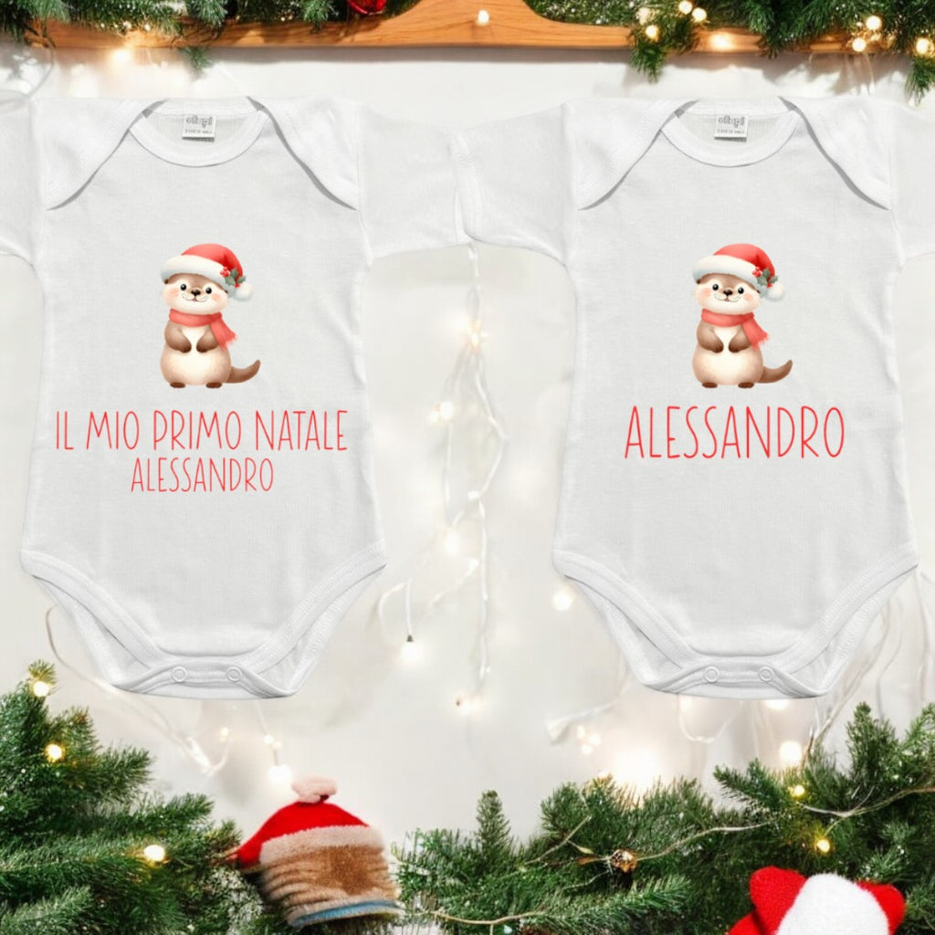 Body Neonato Di Natale Personalizzato - Scegli Il Disegno