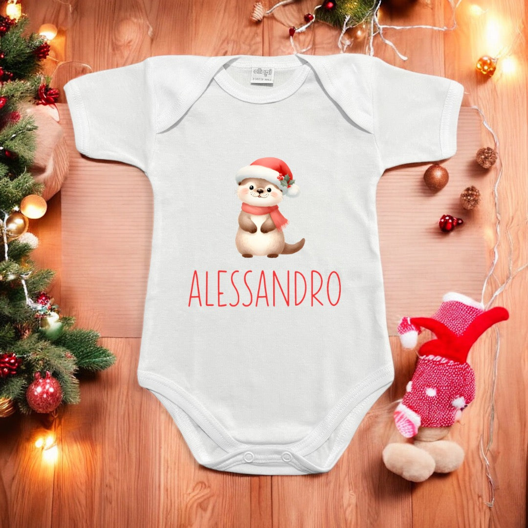 Body Neonato Di Natale Personalizzato - Scegli Il Disegno