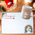 Set Tazza E Tovaglietta Di Natale Personalizzate - Scegli La Fantasia