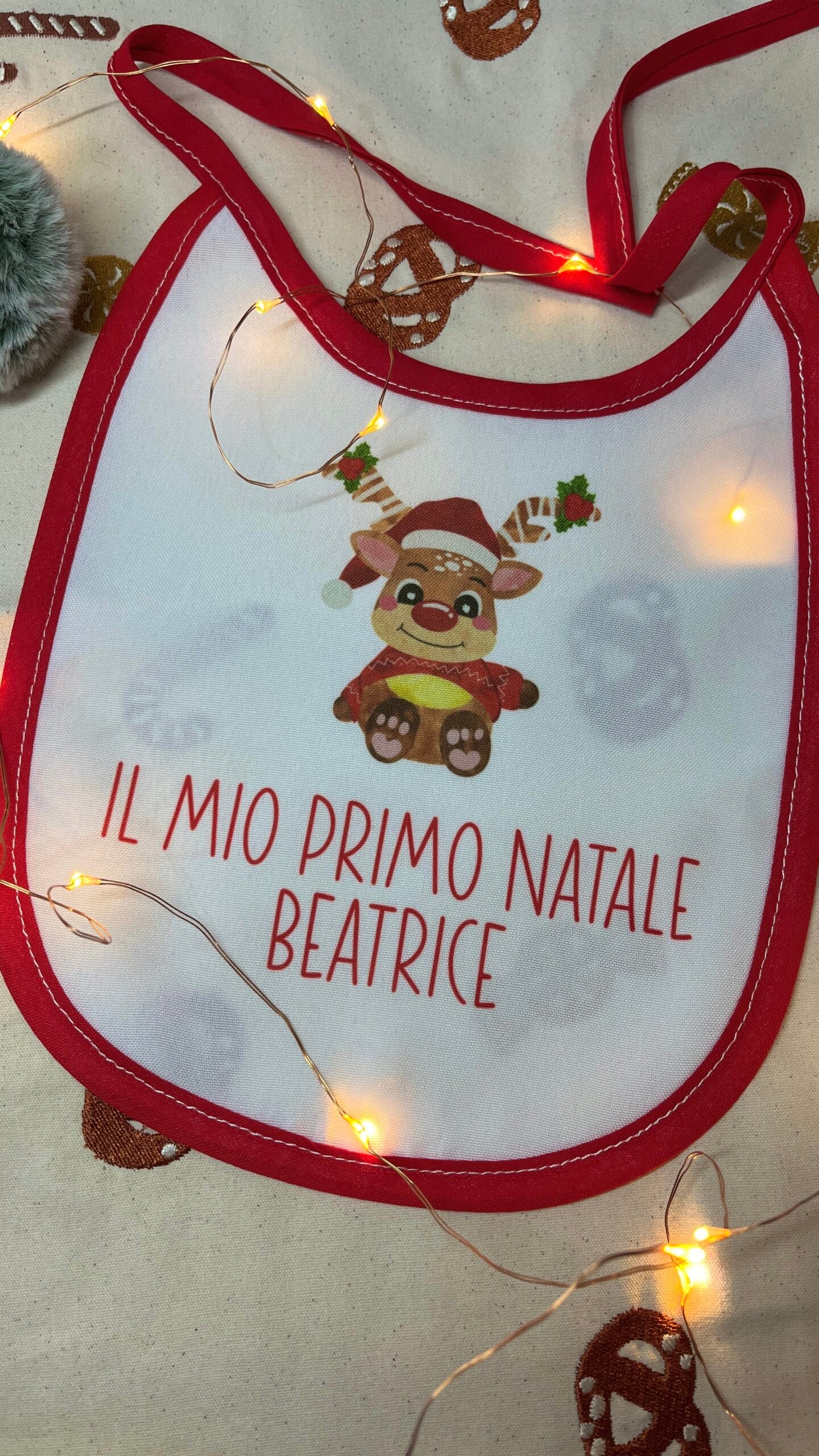 Bavaglino Di Natale Personalizzato