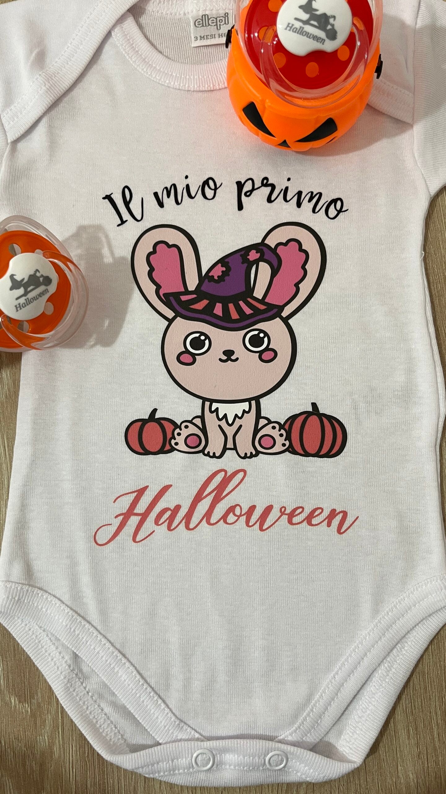 Baby Body Il Mio Primo Halloween, Personalizzabile