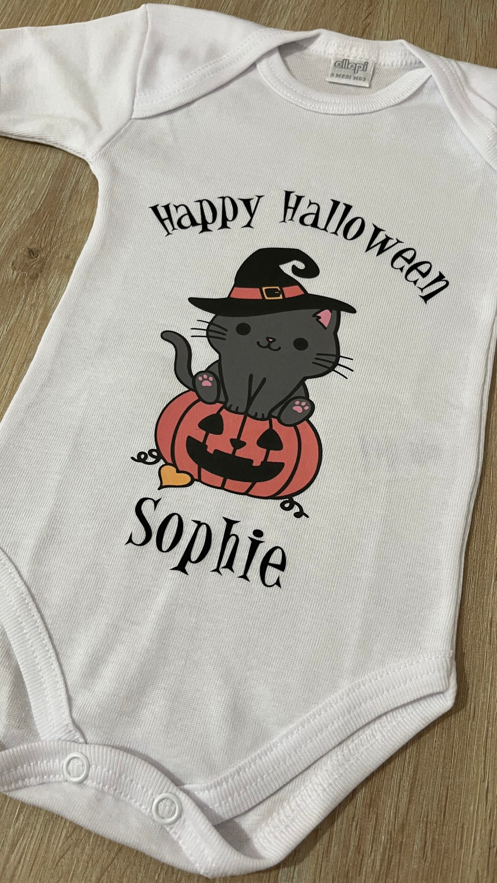 Baby Body Happy Halloween - Con Nome
