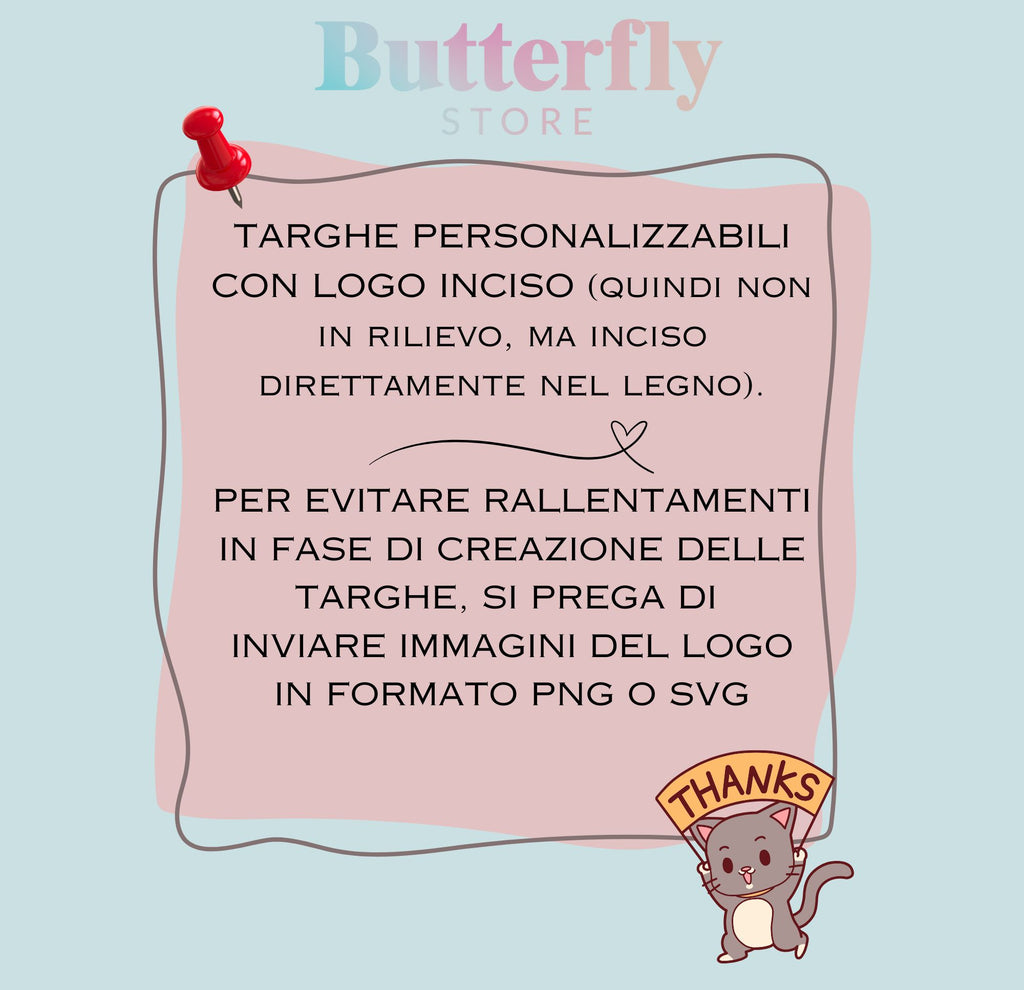 Cartello Aziendale Aperto Chiuso In Legno, Personalizzato con Logo Inciso