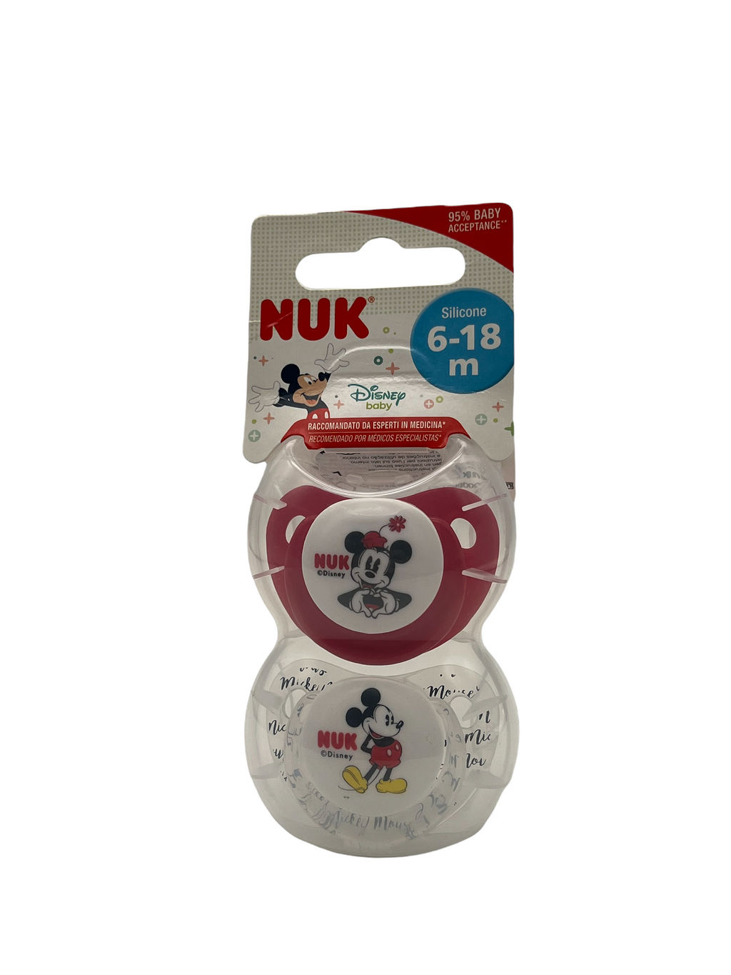 Succhietto Space in silicone NUK Disney Mickey Mouse 6-18M
