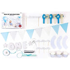 Kit Festa 1°Compleanno Celeste "One Blue" 33pz