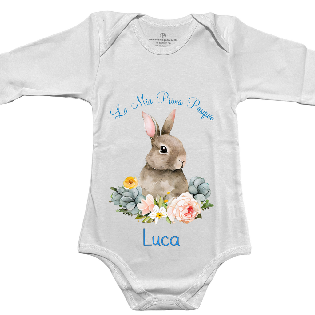 Baby Body La Mia Prima Pasqua - Personalizzabile Con Nome