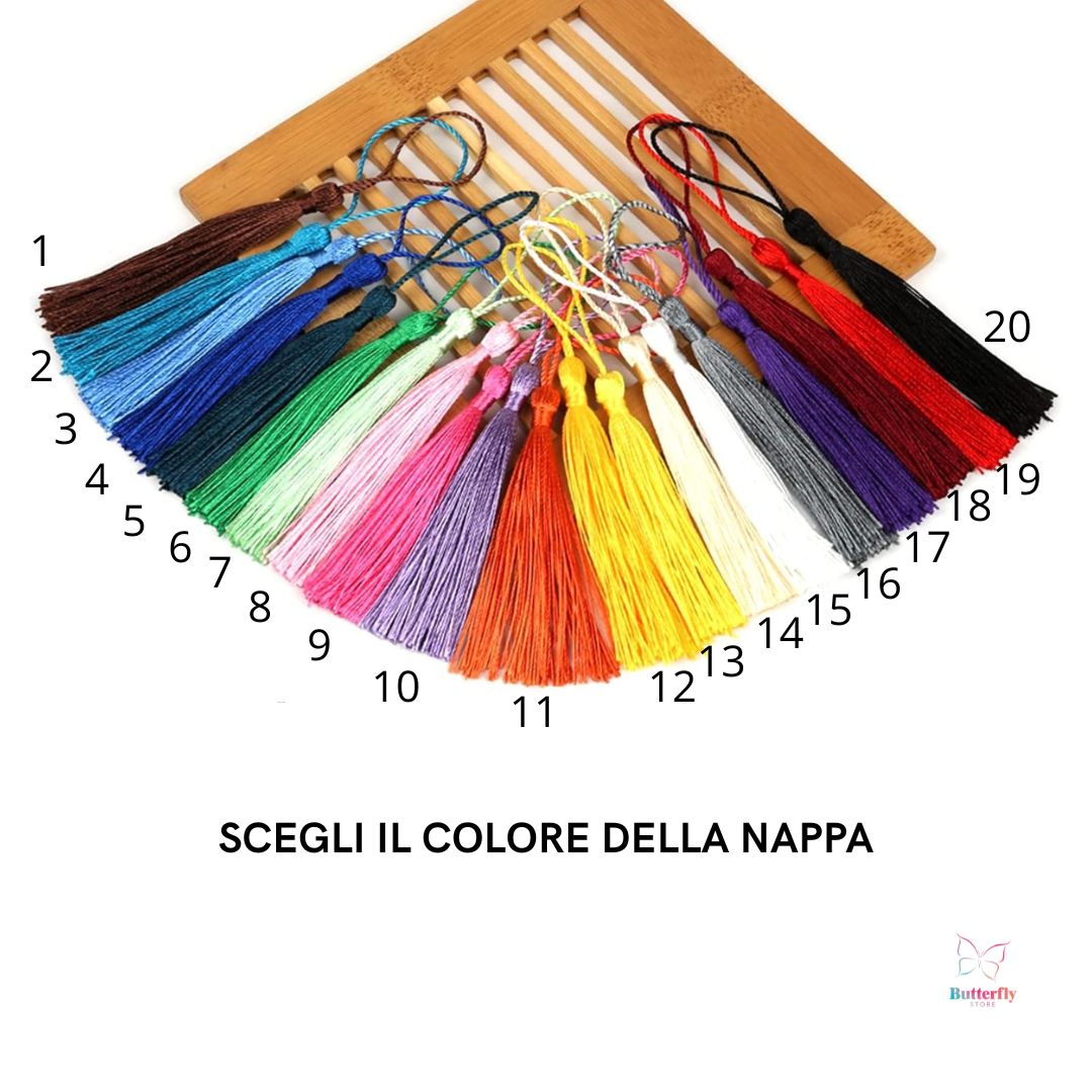 Segnalibro in Legno Personalizzabile con Incisione Sul Retro