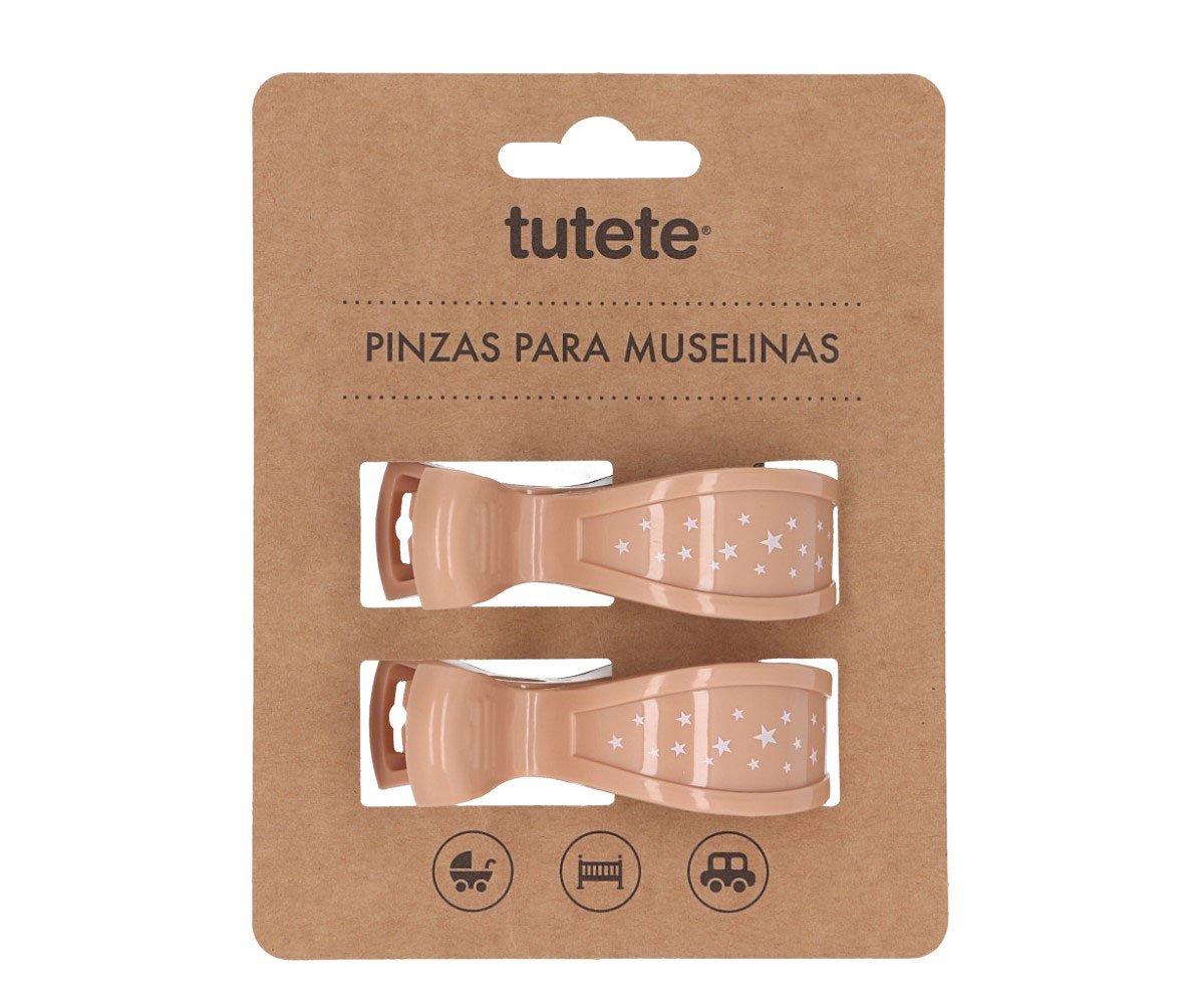 Pack 2 Pinze Tutete Per Mussole O Copertine - Stelle Caramello