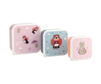 Pack 3 Scatoline Snack Fantastic Girl - Personalizzabili