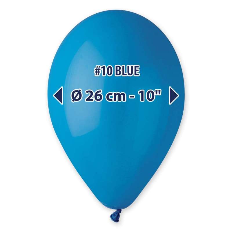 Palloncino Gemar 10" G90 blu 25pz