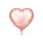 Palloncino 18" mylar Cuore Rosa "Mom To Be"