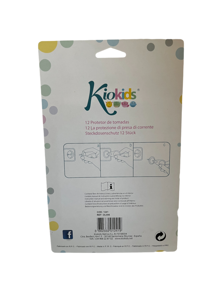 Copri Prese Elettriche Kiokids - Set Da 12 Pezzi