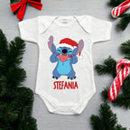 Body Di Natale Stitch Personalizzato Con Nome