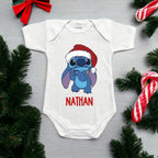 Body Di Natale Stitch Personalizzato Con Nome