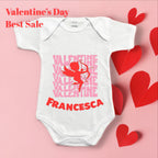 Baby Body San Valentino Con Nome Bimbo/Bimba