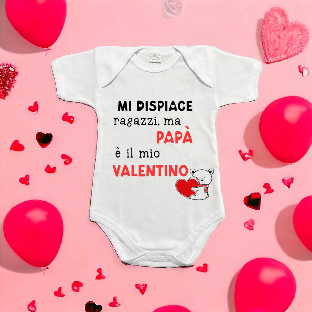 Baby Body Papà è Il Mio Valentino - Idea Regalo San Valentino