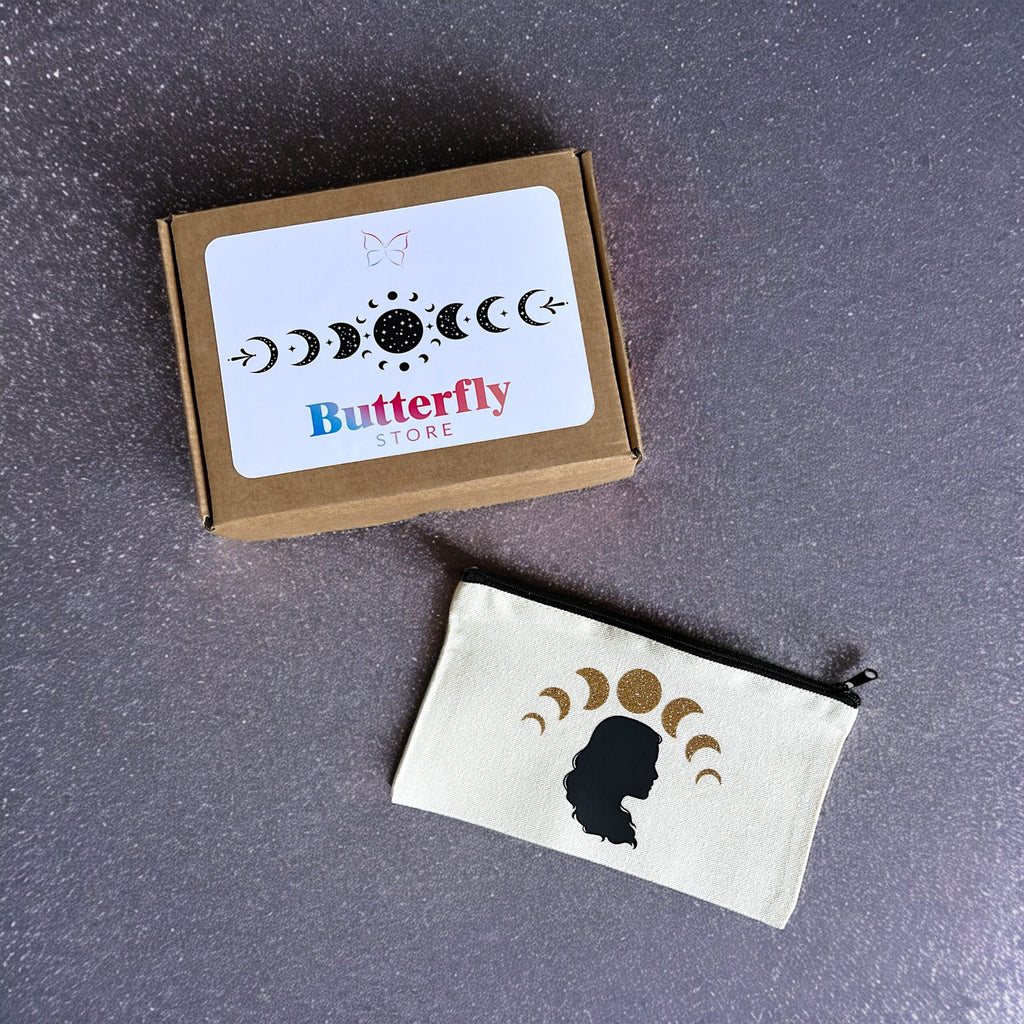 Pochette Personalizzata Con Nome E Fasi Lunari