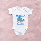 Body Per Neonati Personalizzato Con Nome - Balena