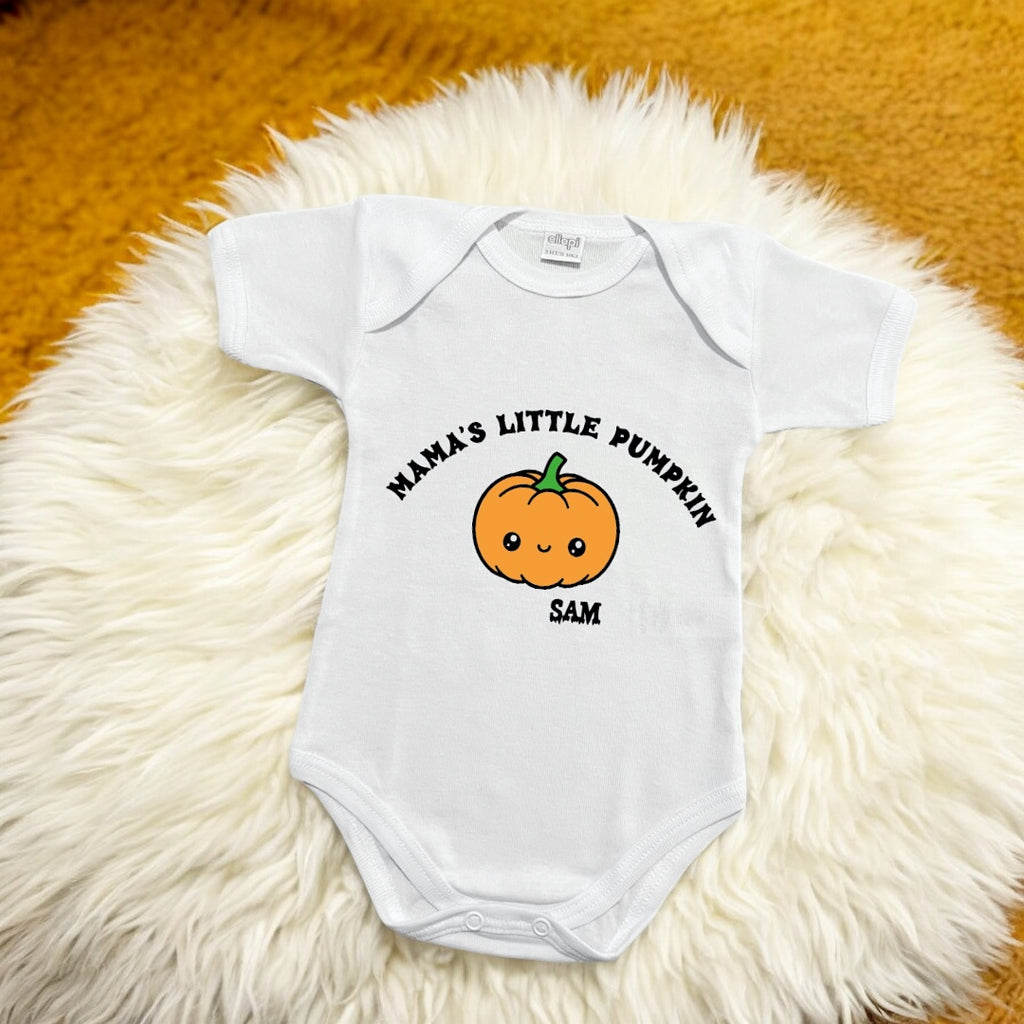 Baby Body Halloween Mama's Little Pumpkin - Con Nome
