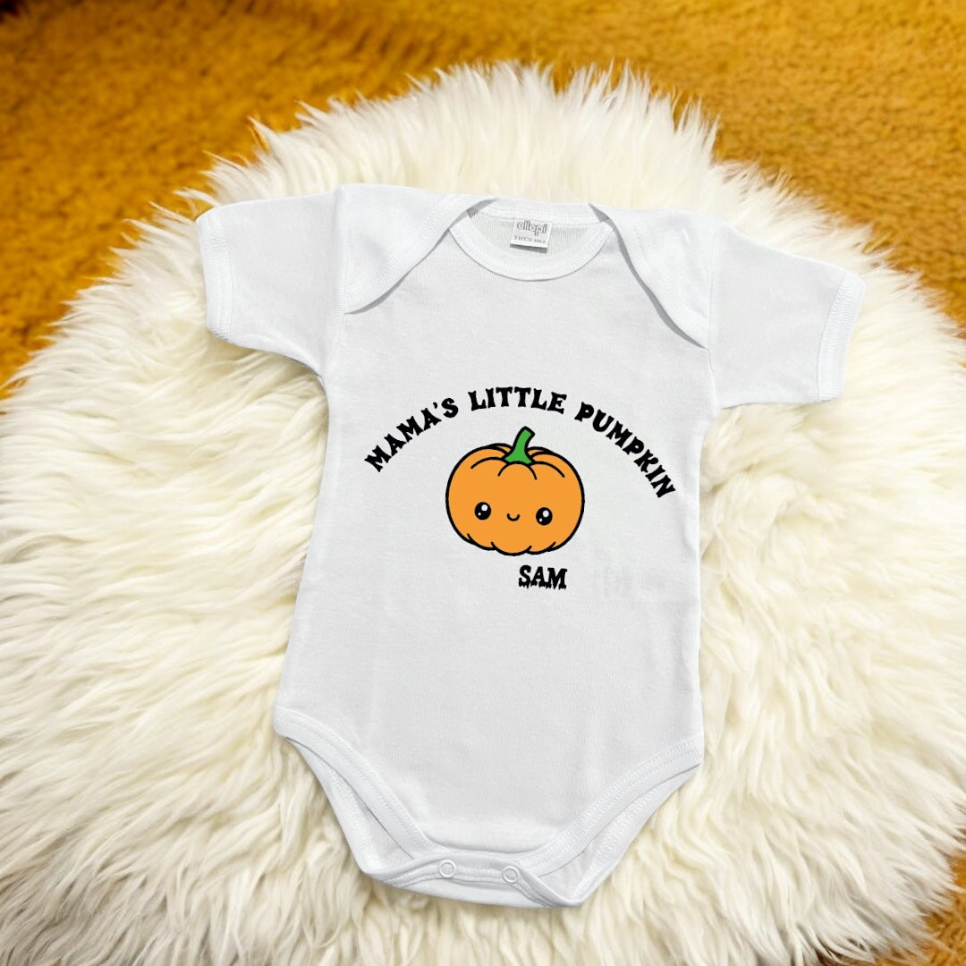 Baby Body Halloween Mama's Little Pumpkin - Con Nome