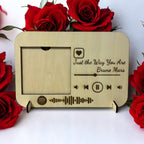 Targa In Legno Con Codice Canzone Spotify, Personalizzata Con Dedica