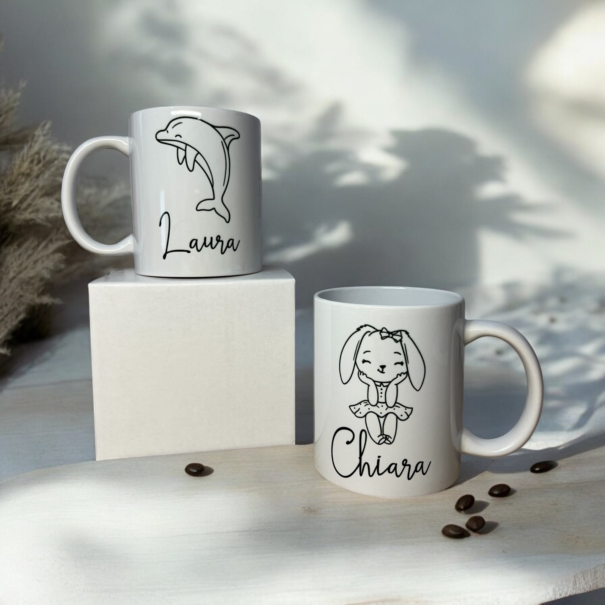 Tazza Buongiorno Personalizzata Con Nome E Disegno