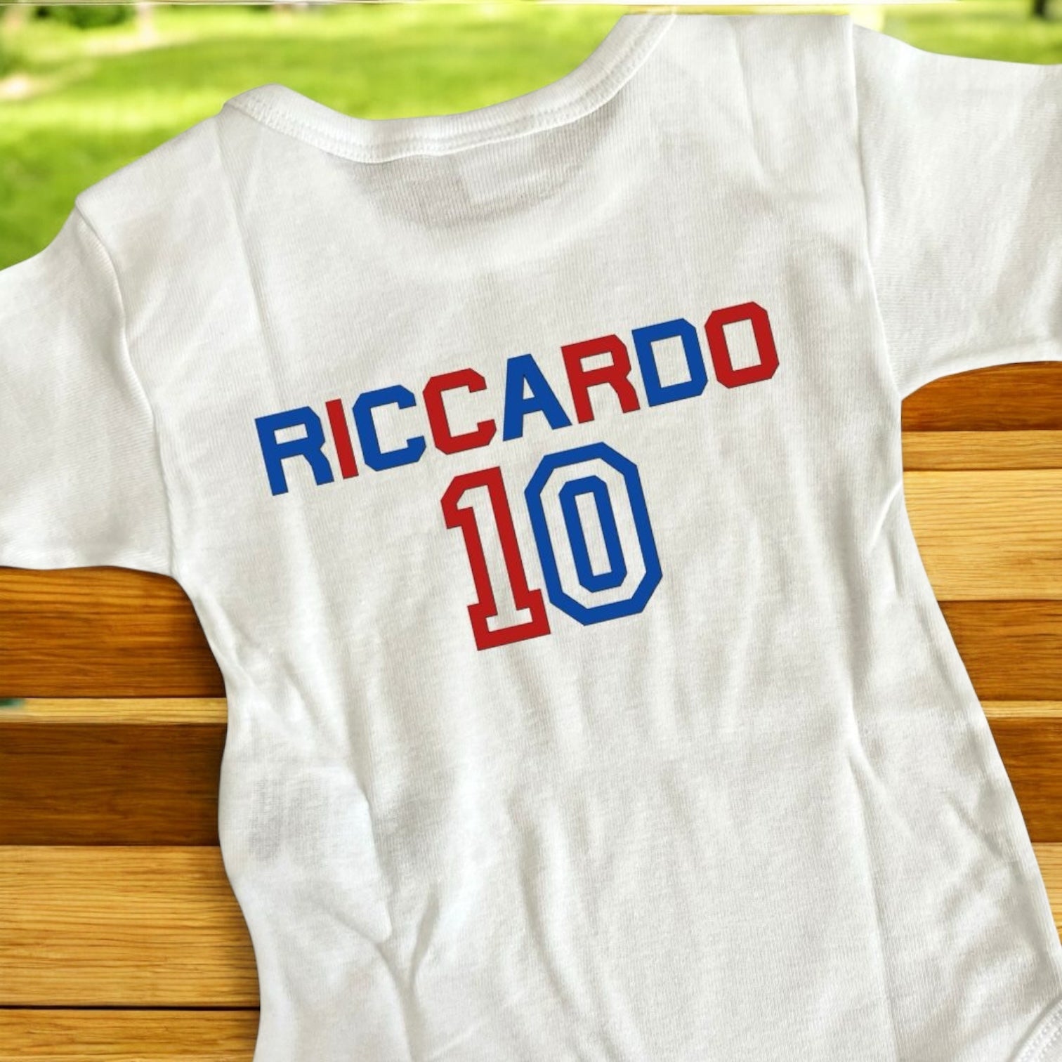 Body Neonato Bologna Coppa Italia 2025, Personalizzato con Nome e Numero Sul Retro