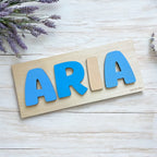 Puzzle Nome Bambini Personalizzato in Legno di Betulla