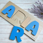 Puzzle Nome Bambini Personalizzato in Legno di Betulla