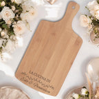 Tagliere in Bambù Personalizzato con Nomi - "La Cucina di..."