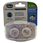 Chicco PhysioForma Comfort 6-16m Succhietto 2 Pezzi Bimba