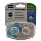 Chicco PhysioForma Comfort 6-16m Succhietto 2 Pezzi Bimbo