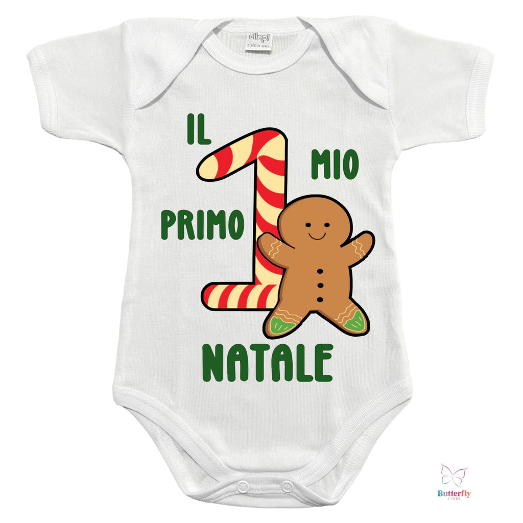 Body Neonati "Il Mio Primo Natale" - Personalizzabile Con Nome