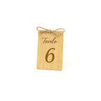 Set 10 Segnaposto in Legno per Tavoli – Personalizzabili con Logo per Matrimoni, Eventi, Ristoranti, Locali, Bistrot ecc.