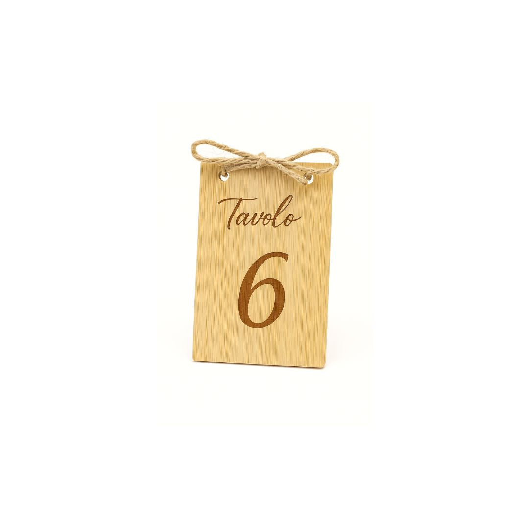Set 10 Segnaposto in Legno per Tavoli – Personalizzabili con Logo per Matrimoni, Eventi, Ristoranti, Locali, Bistrot ecc.