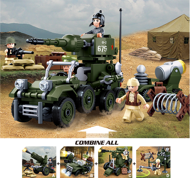 Costruzioni Sluban - Artiglieria Alleata Seconda Guerra Mondiale