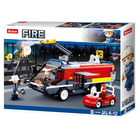 Costruzioni Sluban - Camion dei pompieri del campo d'aviazione.
