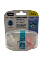 Chicco Succhietto Gommottino PhysioForma 0-2M Silicone 2 Pezzi Rosa