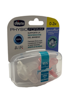 Chicco Succhietto Gommottino PhysioForma 0-2M Silicone 2 Pezzi Rosa