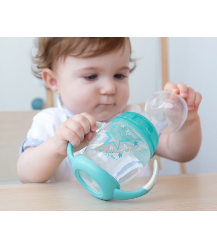 Tazza Apprendimento Stelle Step 1 Azzurra - Kiokids